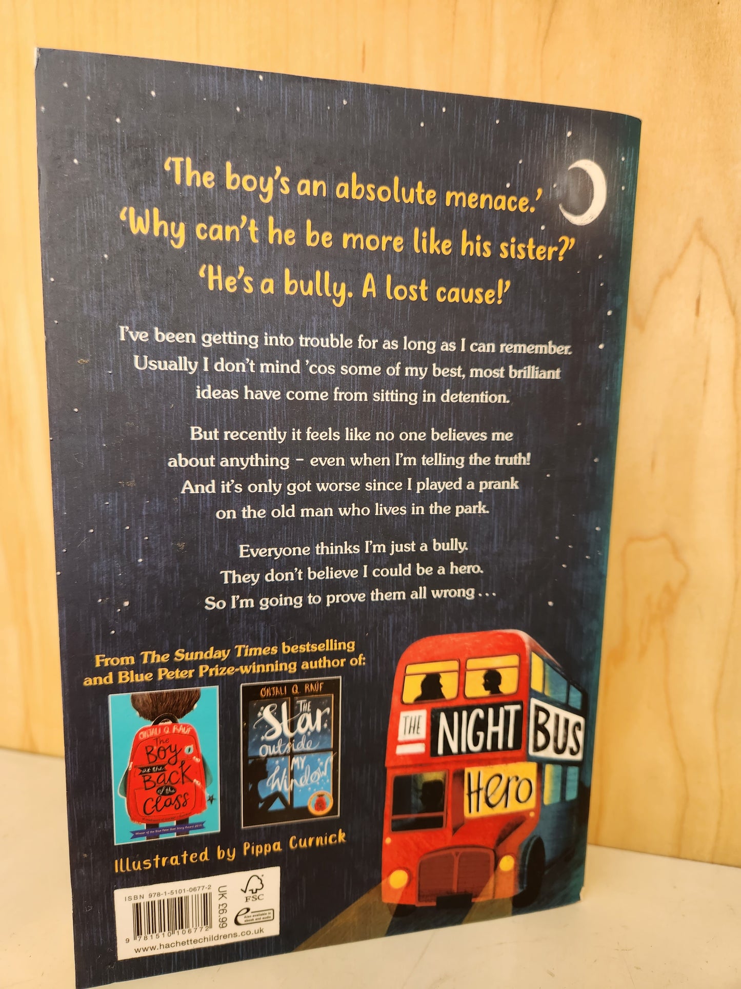 The Night Bus Hero by Onjali Q. Rauf