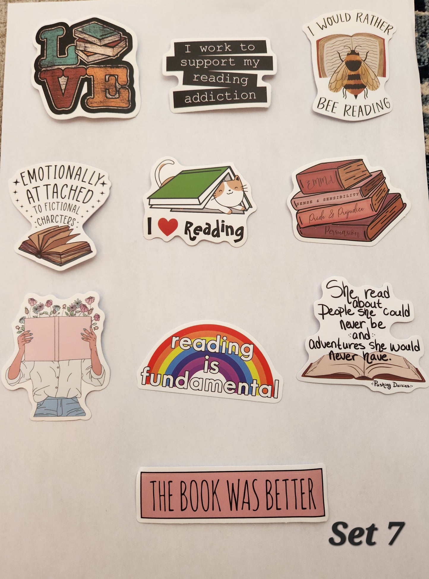 Bookish Journaling Stickers