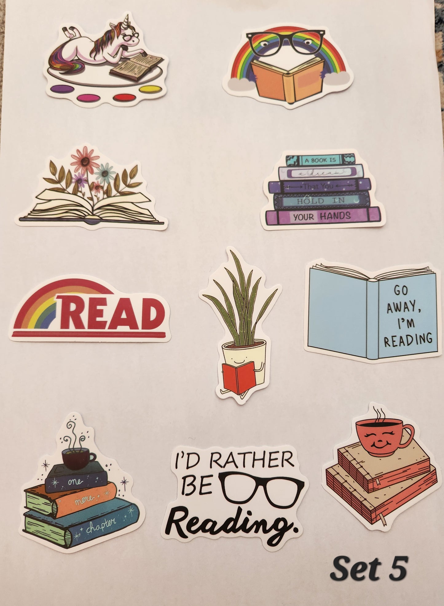 Bookish Journaling Stickers