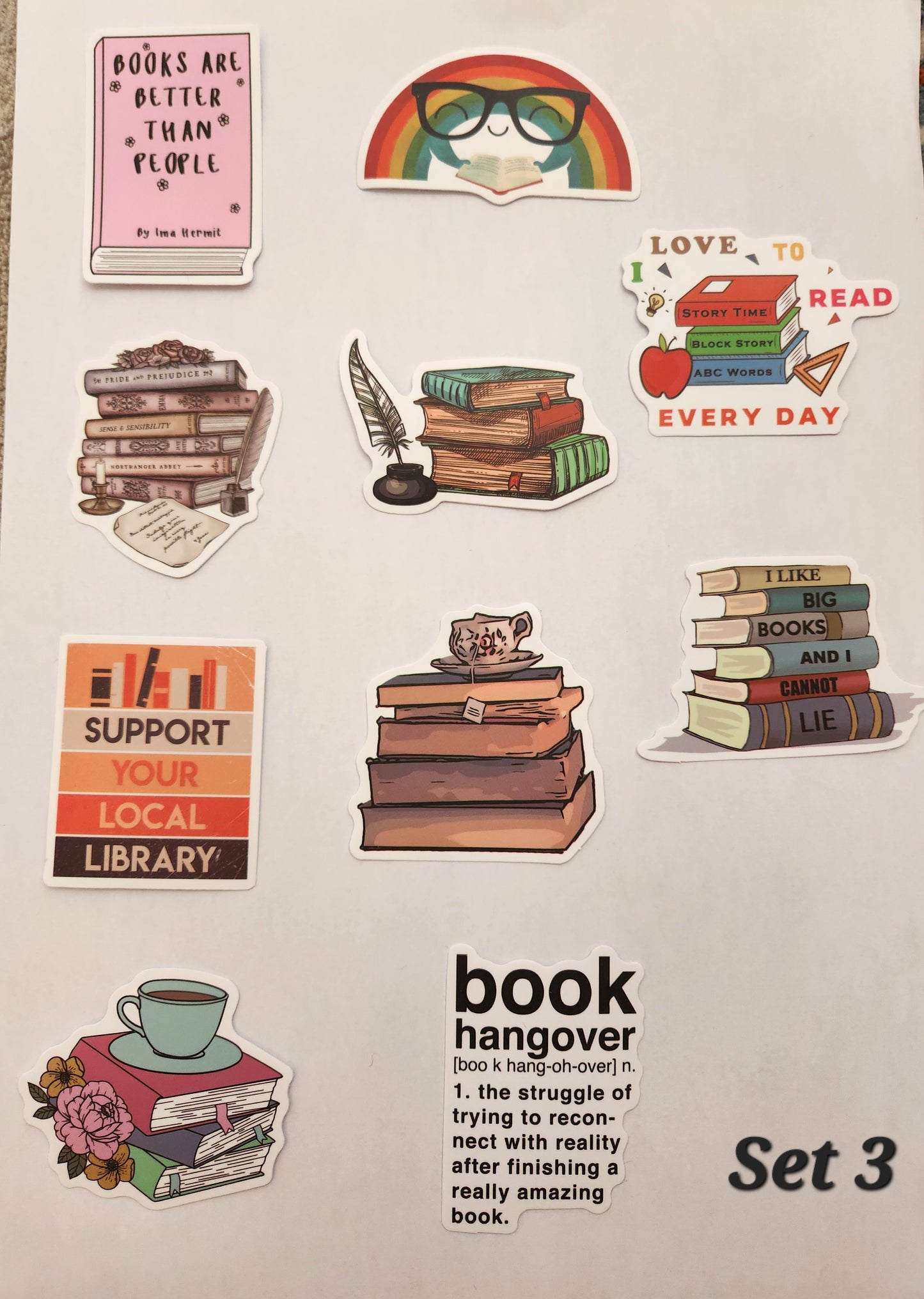 Bookish Journaling Stickers