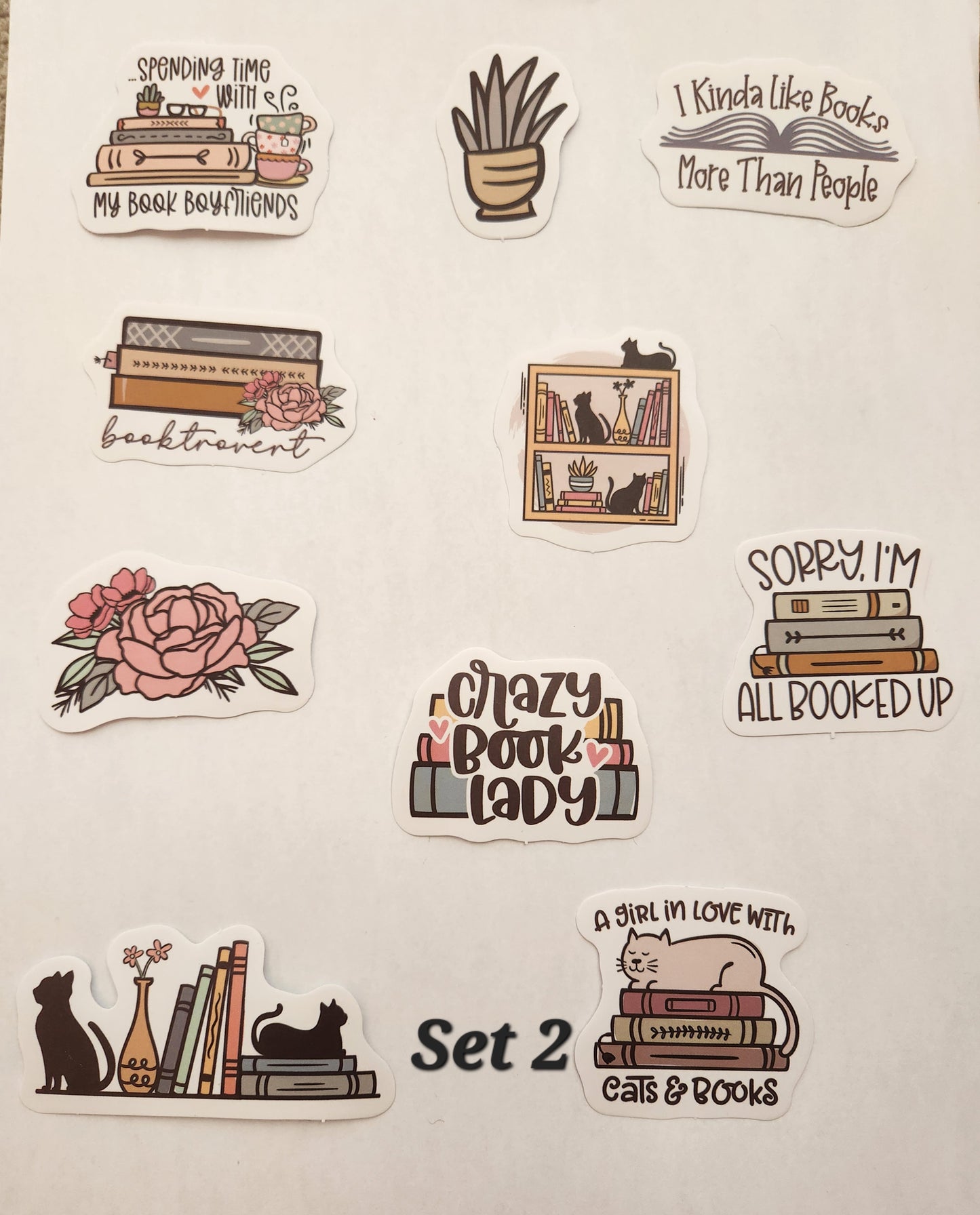 Bookish Journaling Stickers