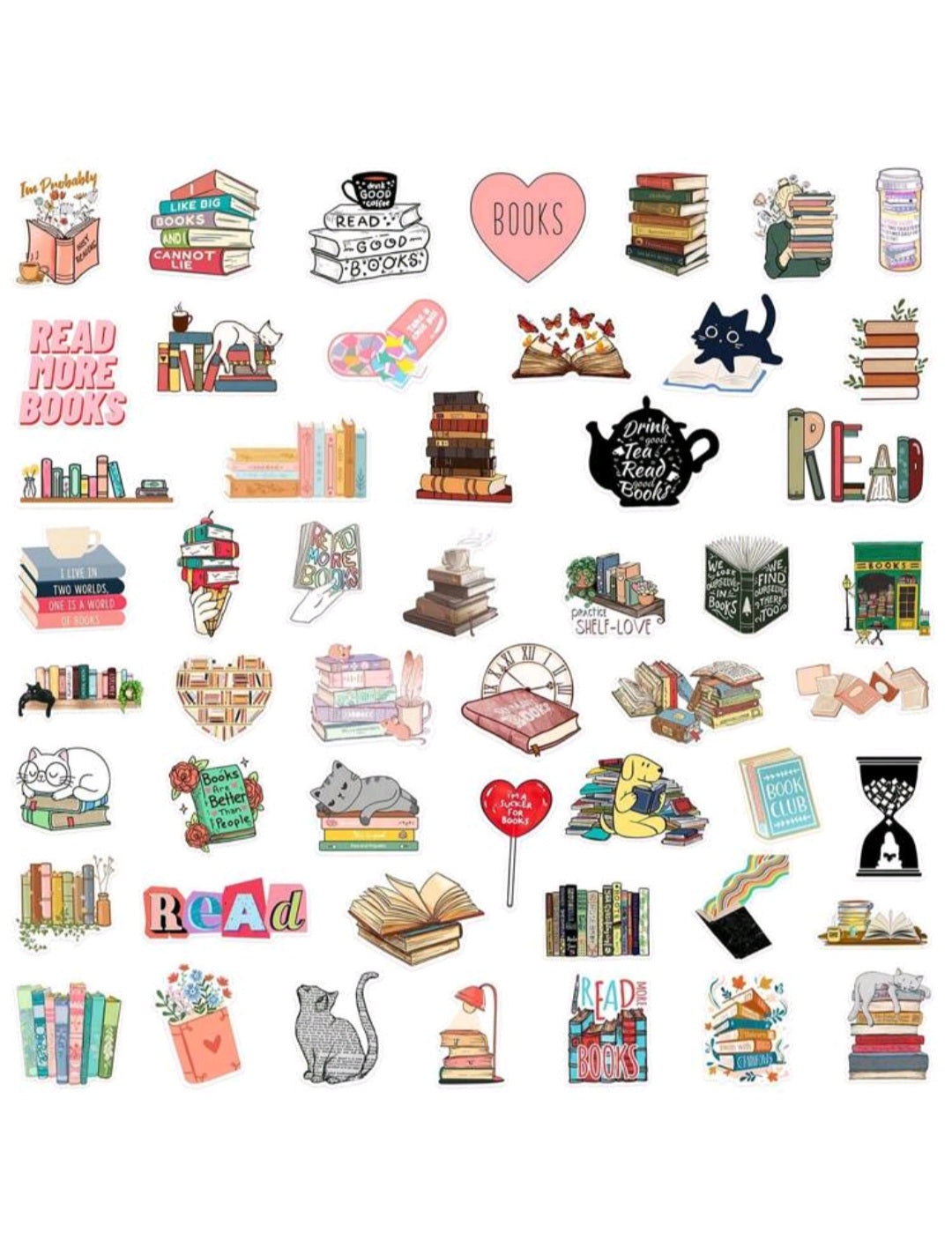 Bookish Journaling Stickers
