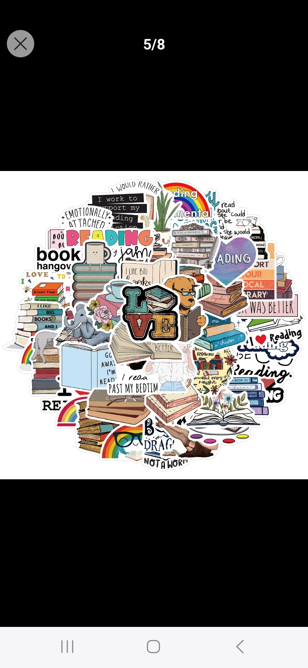 Bookish Journaling Stickers