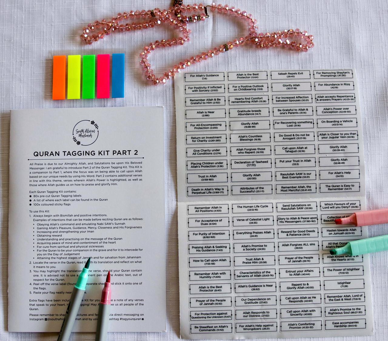 Quraan Tagging kits