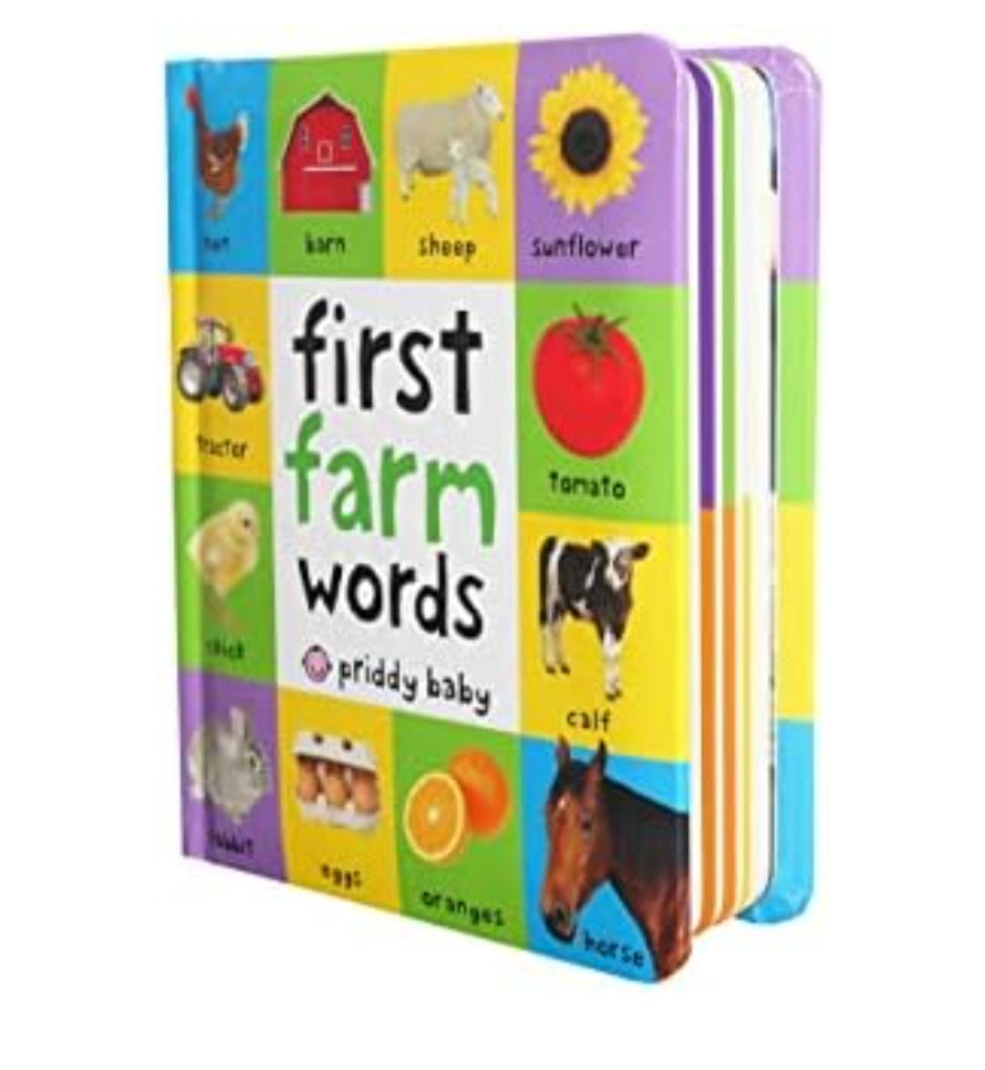 Priddy Book's classic First 100 Words Soft Touch Board Books