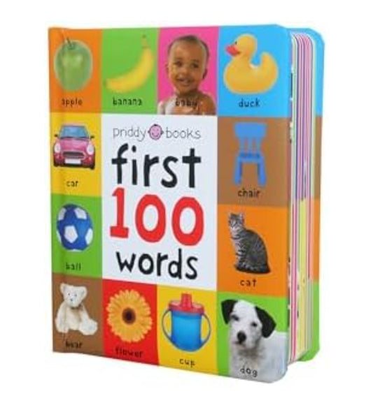 Priddy Book's classic First 100 Words Soft Touch Board Books