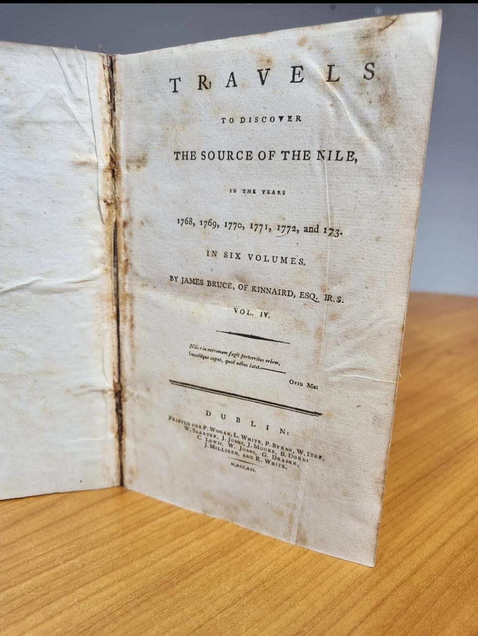 Travels to Discover the Source of the Nile, In the Years 1768, 1769, 1770, 1771, 1772, and 1773