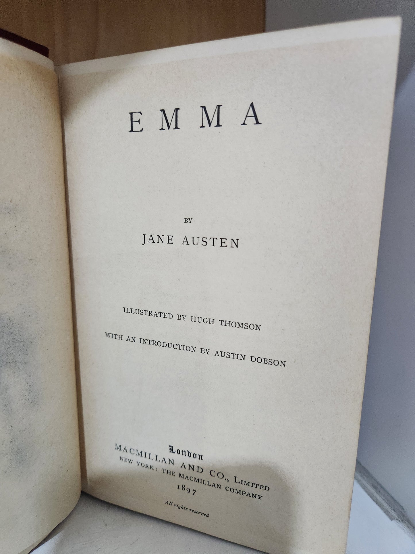Emma by Jane Austen (1897) — Illustrated by Hugh Thomson — Macmillan & Co.