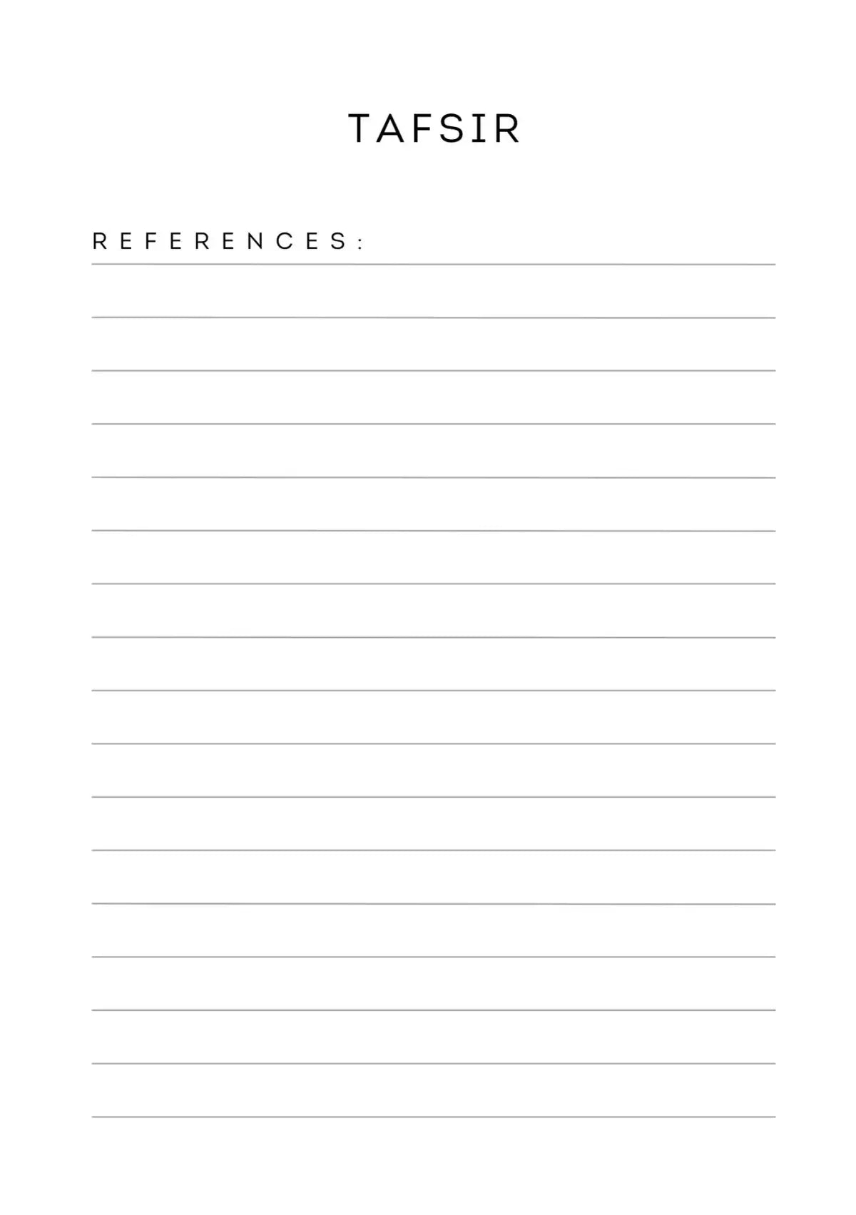 Me and My Quran Journal