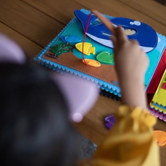 Baby Mu'min Busy Book- Islamic Tactile Interactive Playbook