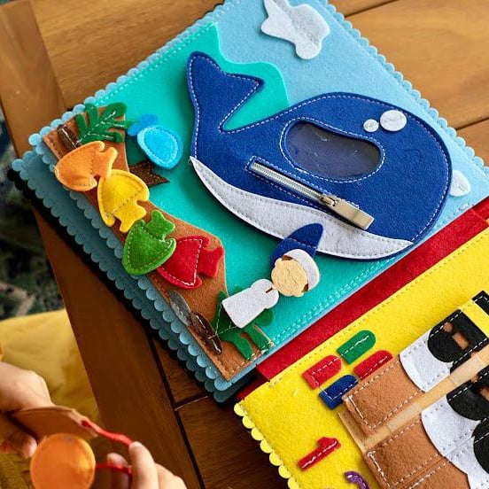 Baby Mu'min Busy Book- Islamic Tactile Interactive Playbook