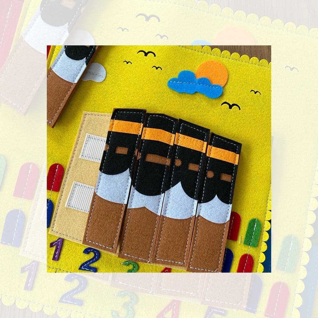 Baby Mu'min Busy Book- Islamic Tactile Interactive Playbook