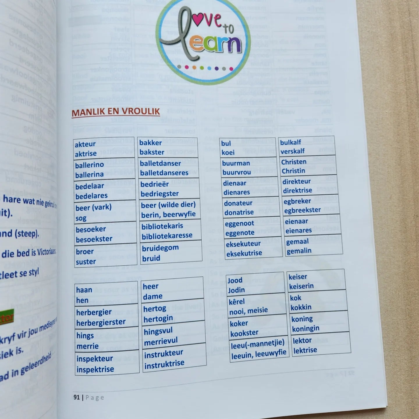 Bly Kalm en Leer Afrikaans