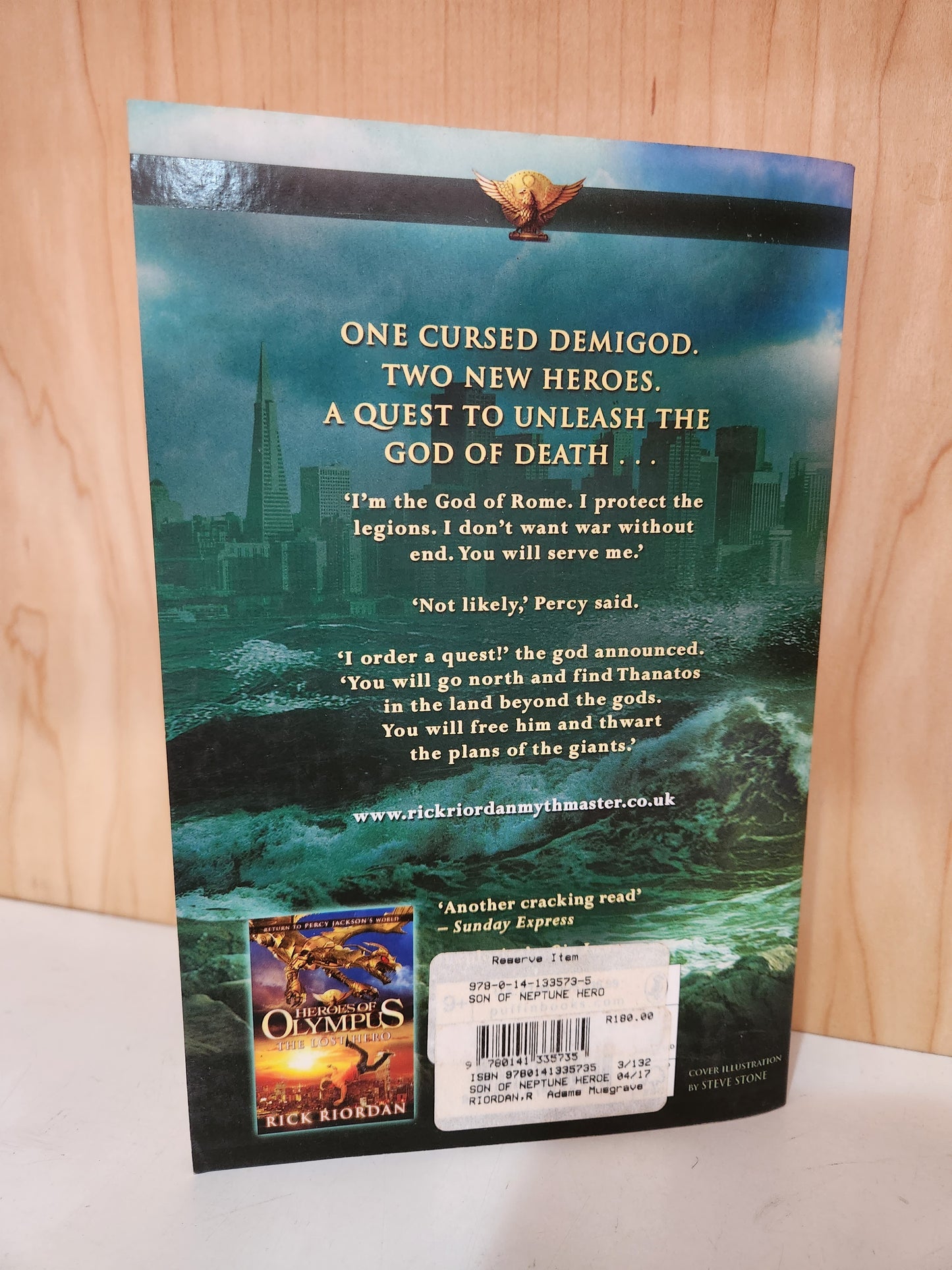 Heroes of Olympus: The Son of Neptune by Rick Riordan [Preloved]