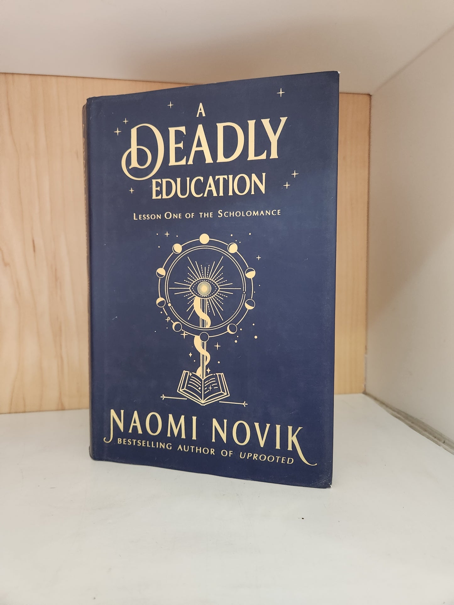 A Deadly Education. Lesson of the Scholomance by Naomi Novik- Hardback [Preloved]