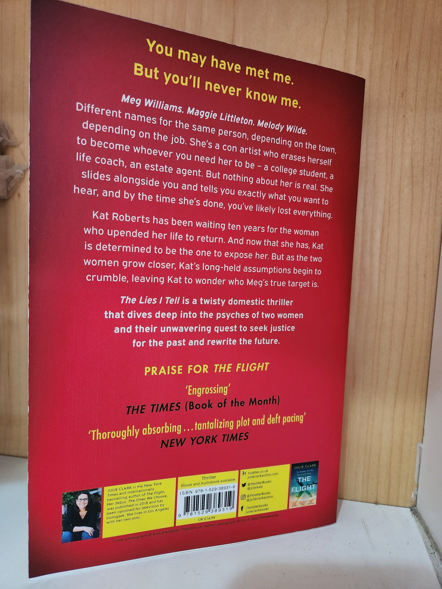 The Lies I Tell by Julie Clark [Preloved]