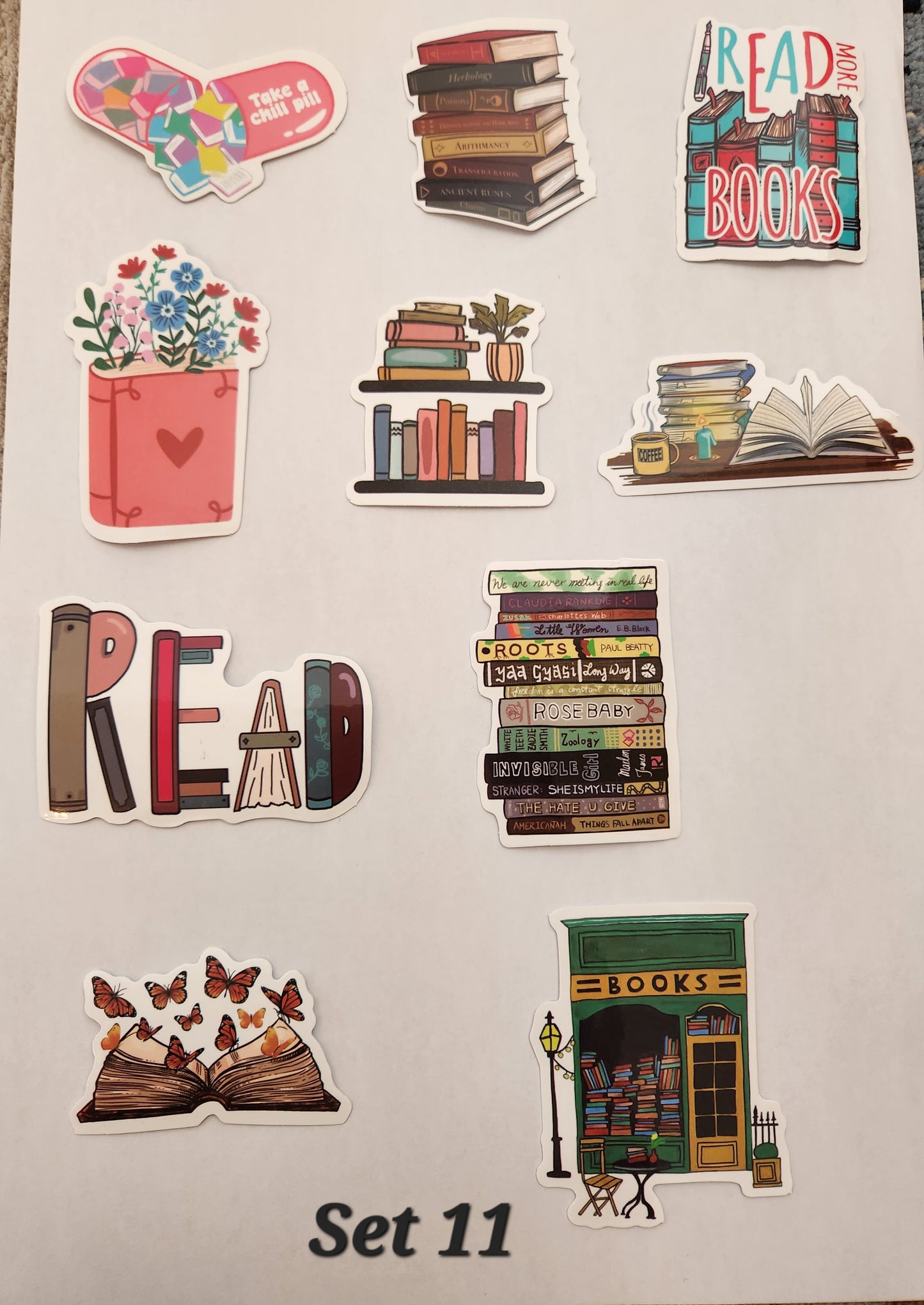 Bookish Journaling Stickers