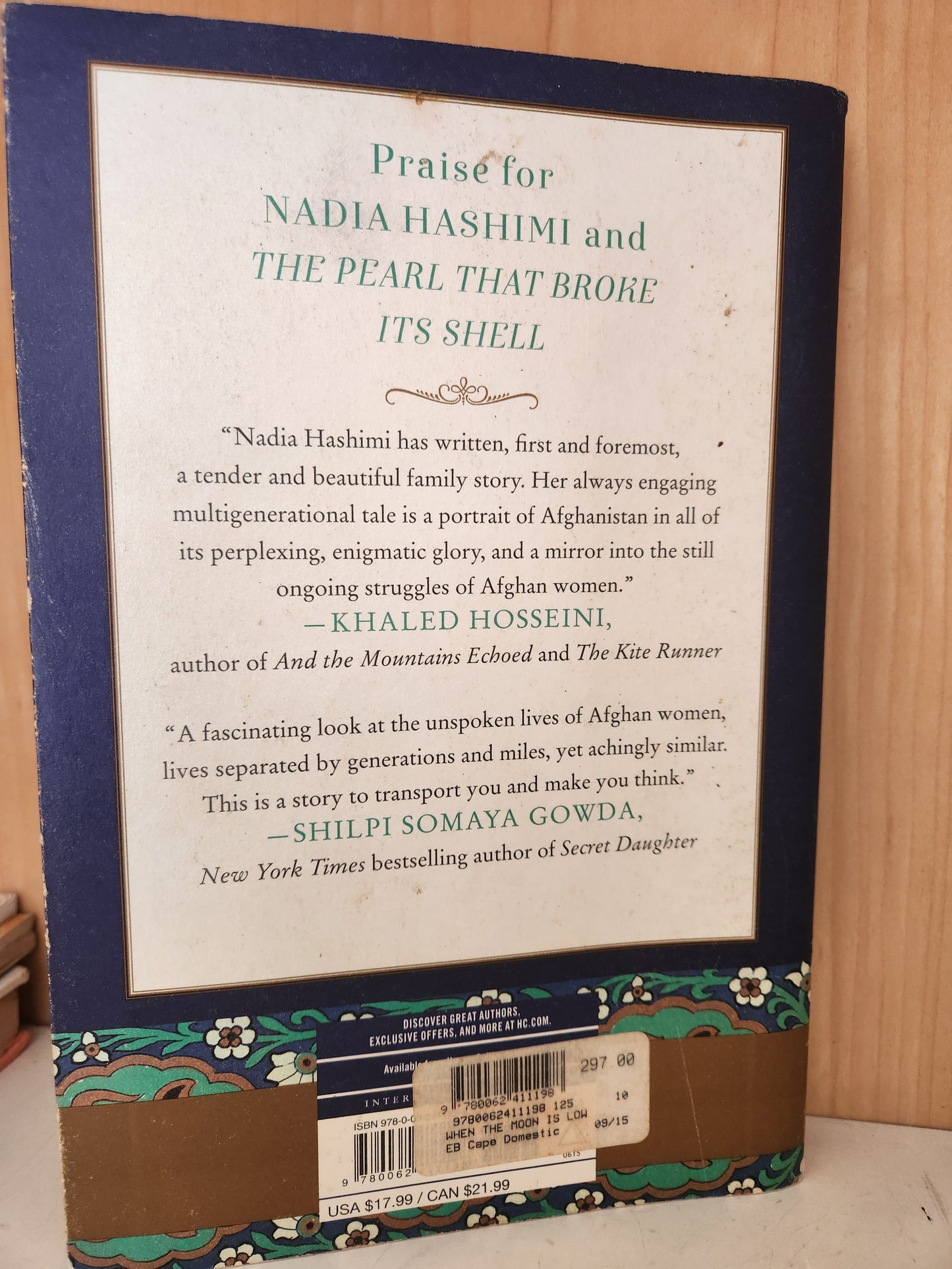 When the Moon is Low by Nadia Hashimi [Preloved]