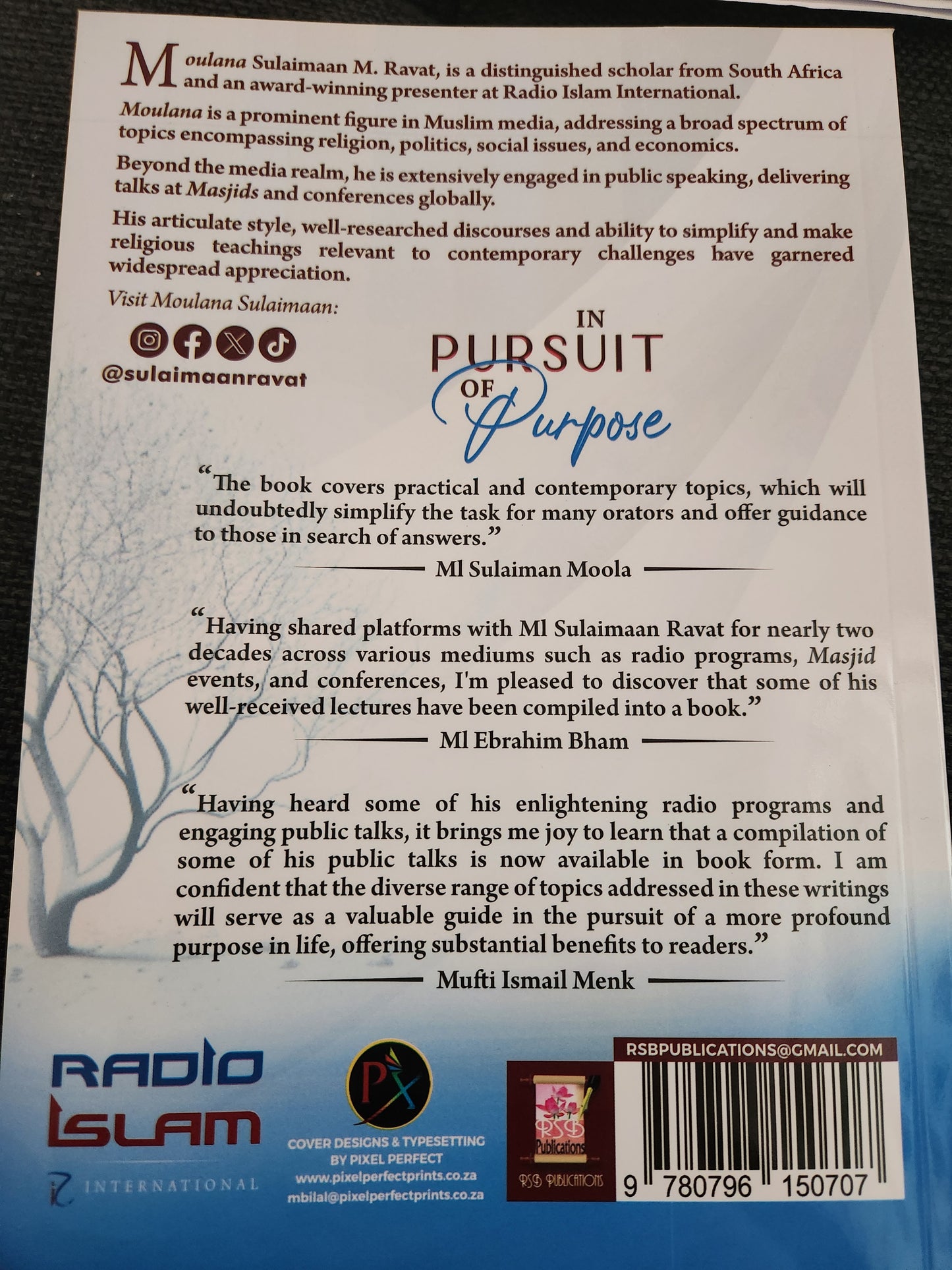 In Pursuit of Purpose by Ml Sulaimaan Ravat [Preloved]