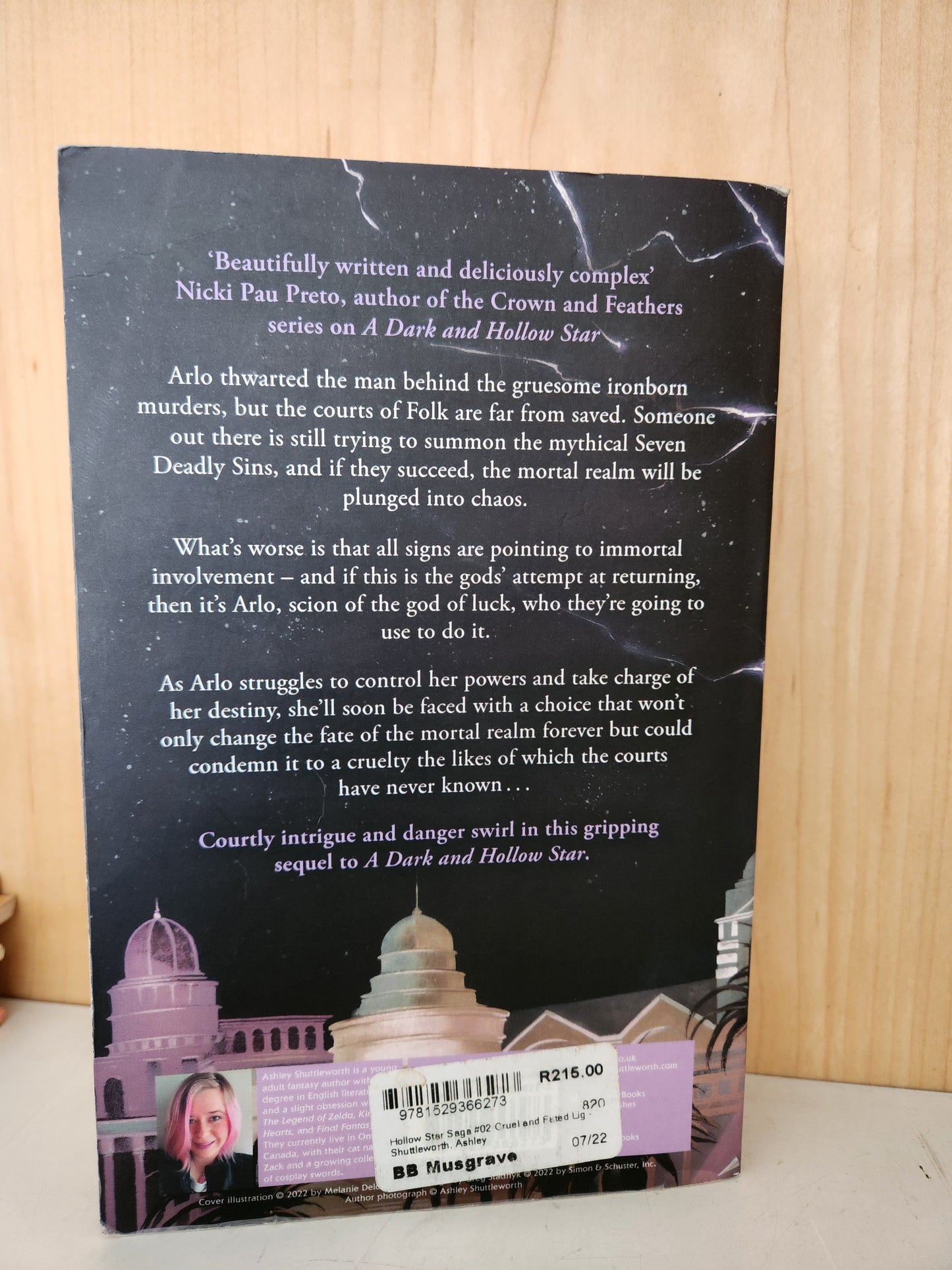 A Cruel and Fated Light by Ashley Shuttleworth [Preloved]