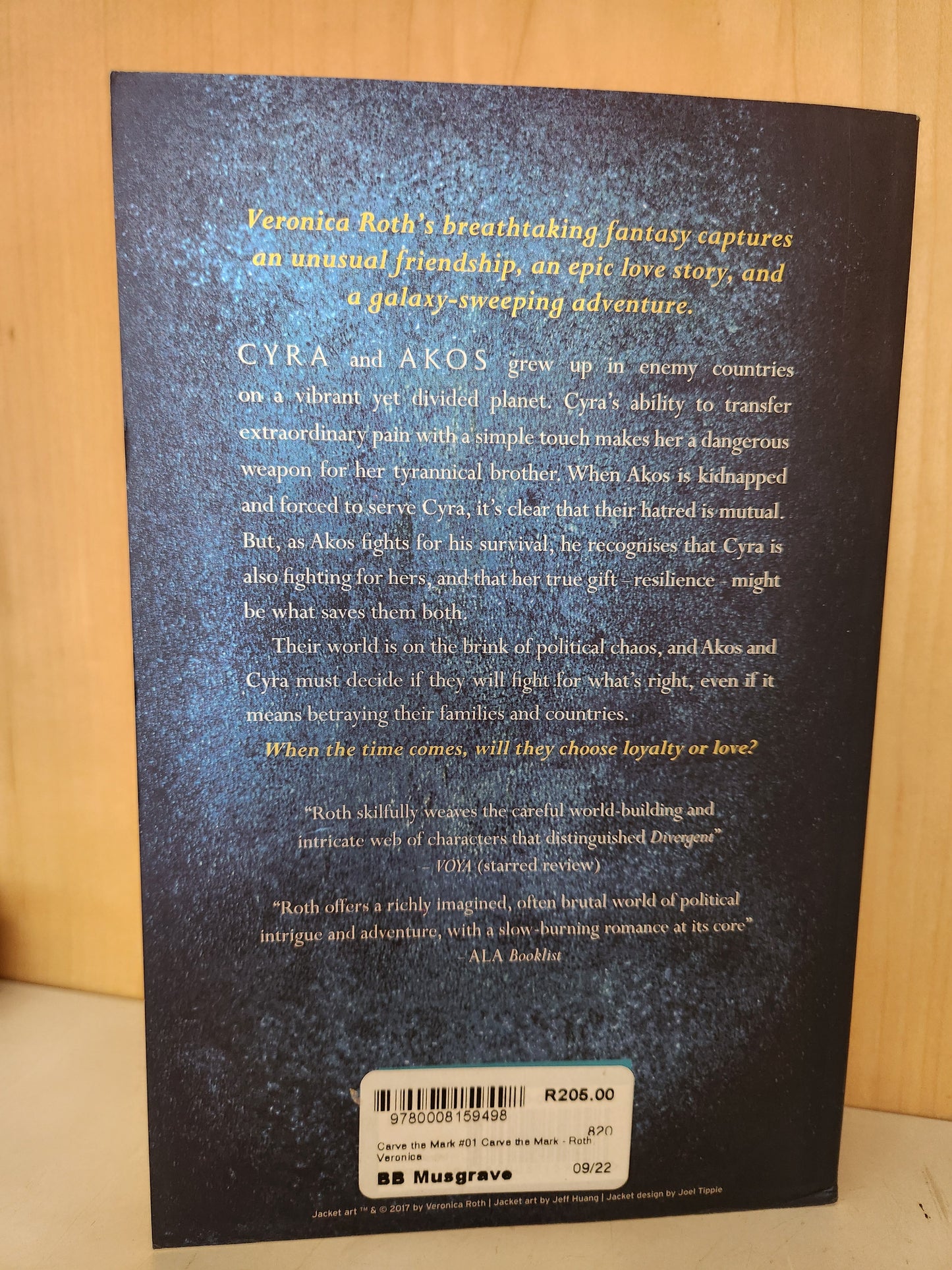 Carve the Mark by Veronica Roth [Preloved]