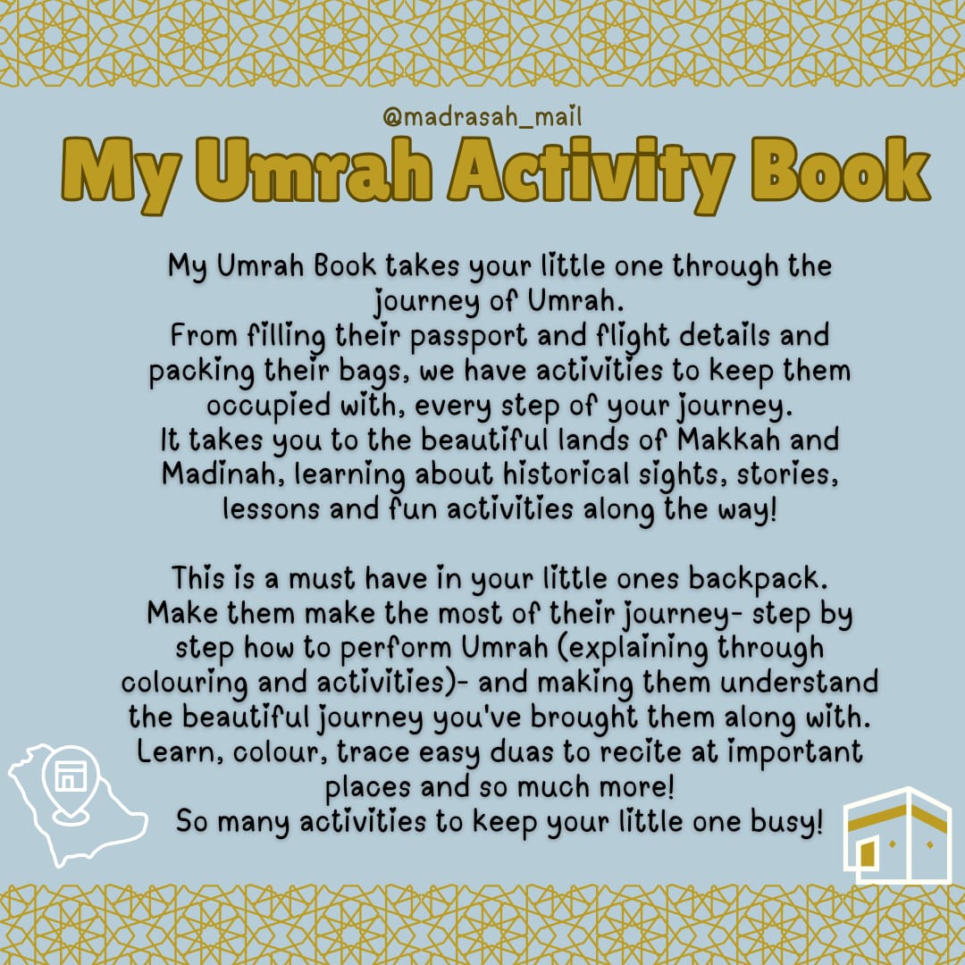 My Umrah Activity Book