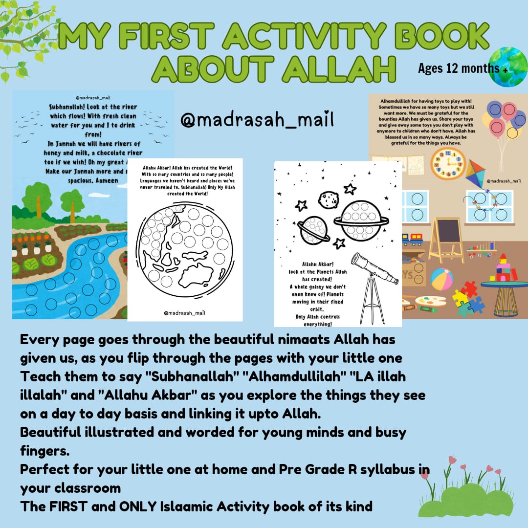 My First Activity Book about Allah