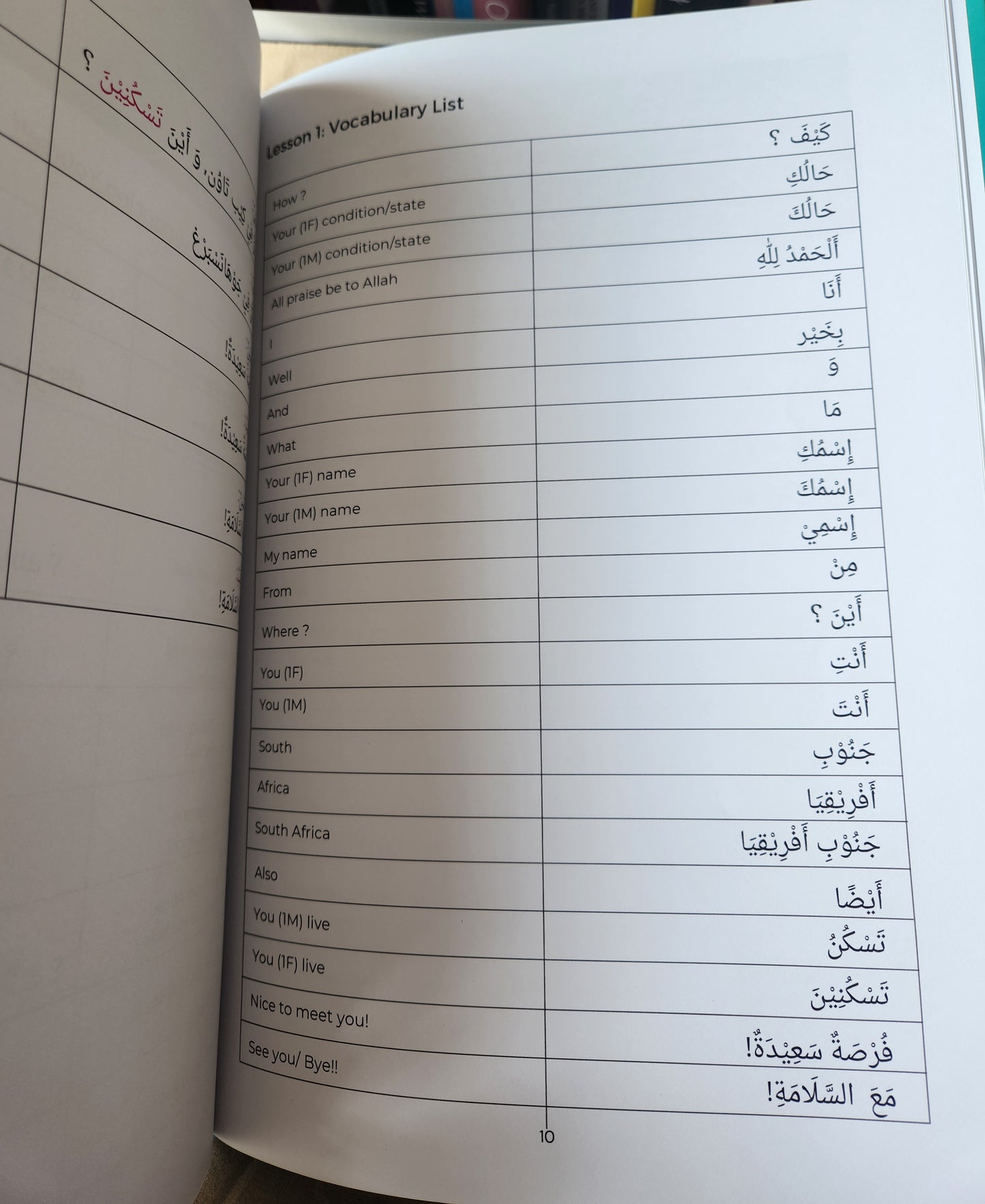 Conversational Arabic: Take the Leap to Speak Workbook 1: Rukayya Samsodien