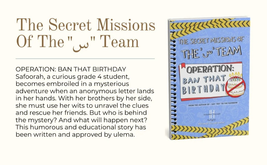 The Secret Missions of the س Team : Operation: Ban that Birthday by Islaahul Hayaat