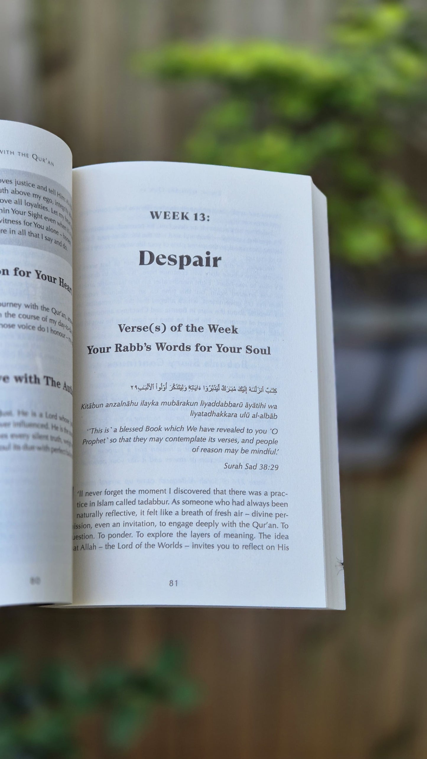 Living with the Qur'an by Aliyah Umm Raiyaan