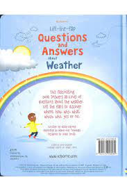 Lift-The-Flap Questions and Answers about the Weather Board Book