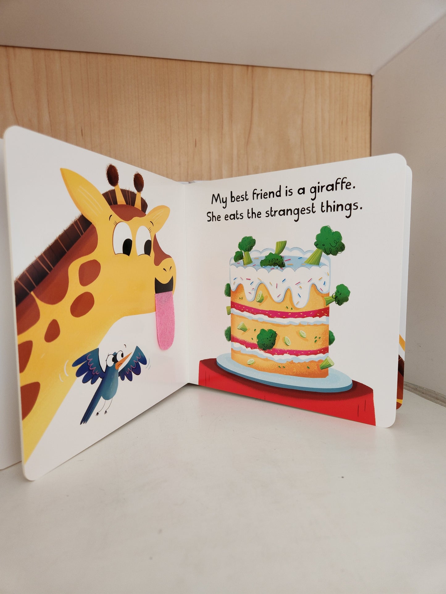 My Best Friend is a Giraffe Touch & Feel Board Book