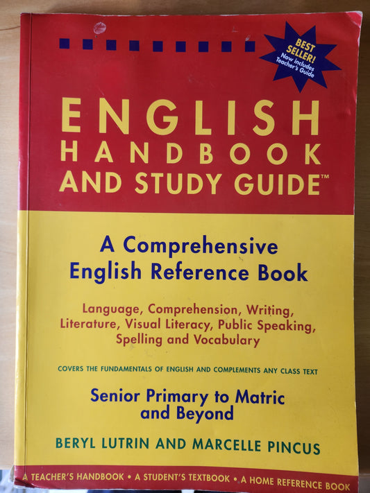 English Handbook And Study Guide [ Preloved]