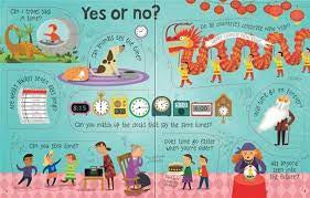 Lift the Flap Questions and Answers about Time Board Book