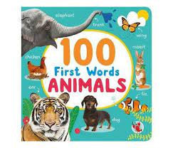 100 First Words Animals (Board Book)