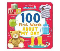 100 First Words About My Day (Board Book)