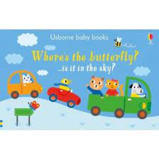 Usborne Where's the Butterfly? BB…Is it in the Sky? Board Book
