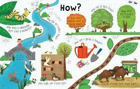 Lift-The-flap Questions and Answers about Nature Board Book