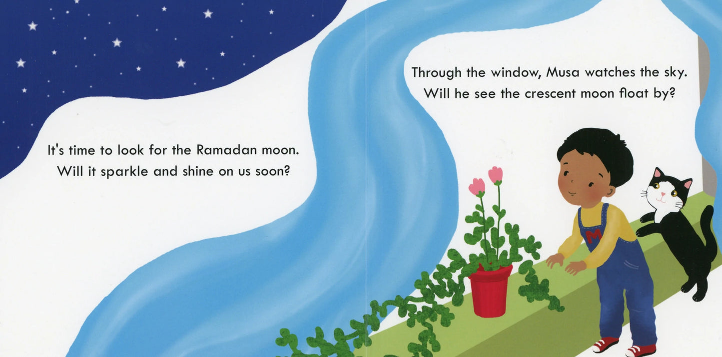 Musa and the Ramadan Moon: Lift the flap Board Book